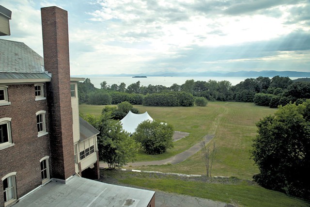 The view toward Lake Champlain from Burlington College. - FILE PHOTO