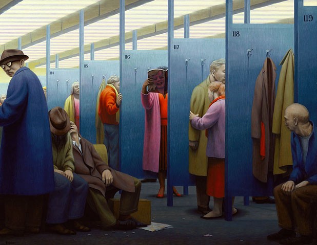 "The Waiting Room," by George Tooker, 1959