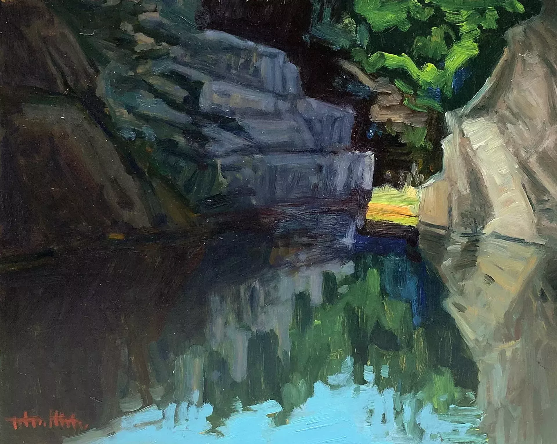 Painting by Tracey J. Hambleton
