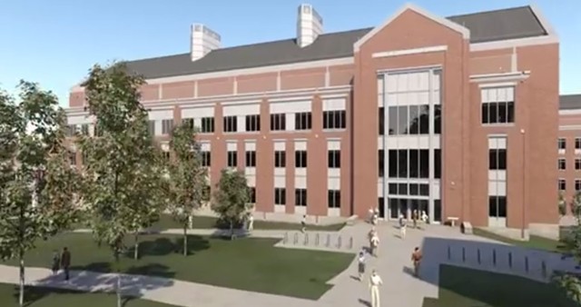 Still from a UVM STEM Complex animation video - COURTESY OF THE UNIVERSITY OF VERMONT FOUNDATION