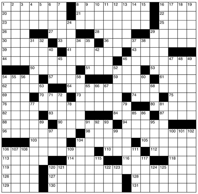 Crossword: Elemental Composition (8/26/20) Crossword Seven Days