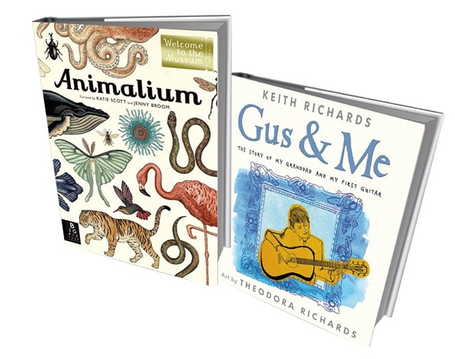 Animalium, $28; Gus & Me: The Story of My Granddad and My First Guitar, $14.40 at the Flying Pig Bookstore