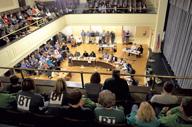 Scene from the October 30 Burlington City Council meeting - FILE: KATIE JICKLING