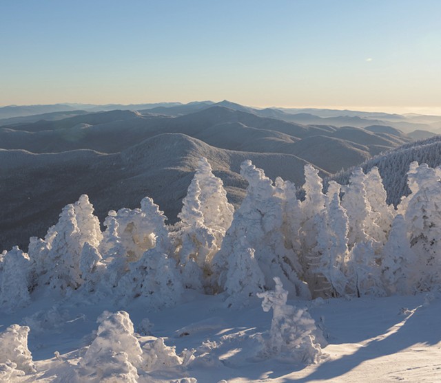 Southern view from the summit of Mount Mansfield - NATHANAEL ASARO