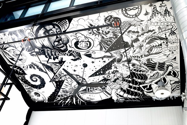 Mural by En Masse at the Alchemist Brewery and Visitors Center - ERIK NELSON