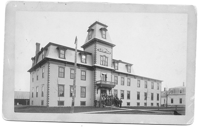 The Spavin Cure Building, circa 1890 - COURTESY OF H. BROOKE PAIGE
