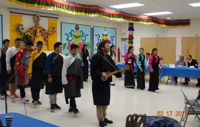Tibetans Honor Longtime Activist at New Year Festivities