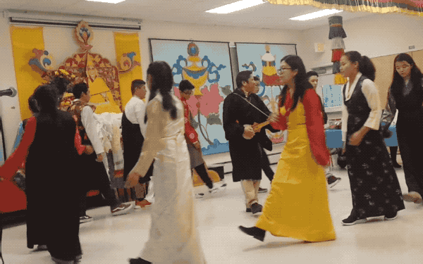 Tibetans Honor Longtime Activist at New Year Festivities