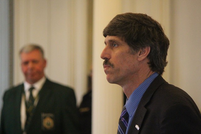 Sen. John Rodgers on Thursday at the Vermont Statehouse - FILE: PAUL HEINTZ