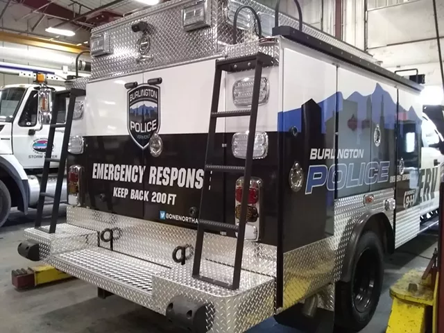 Burlington Police Department to Roll Out New Emergency Response Vehicle