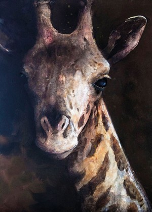 "Giraffe" by Adelaide Murphy Tyrol - IMAGES COURTESY OF THE GALLERY AT CENTRAL VERMONT MEDICAL CENTER