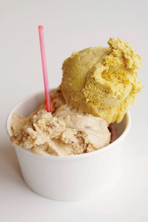 Slumdog Millionaire and maple walnut ice cream - COURTESY OF LU•LU ICE CREAM