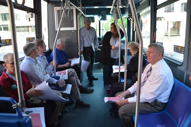 Burlington Councilors Take a Ride Along the Champlain Parkway
