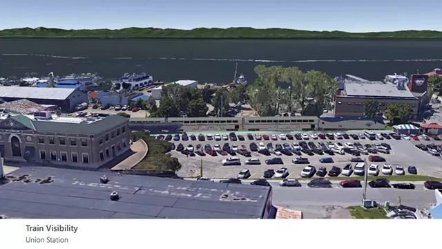 Study Suggests Burlington's Union Station for Overnight Train Storage