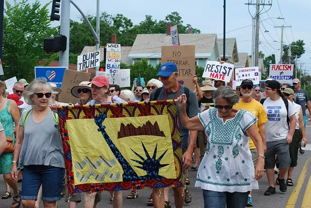 Slideshow: Hundreds of Marchers in Burlington Decry Trump's Immigration Policies