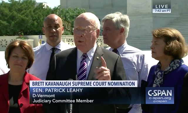 Leahy: Trump's Supreme Court Pick 'More Than Frightening'
