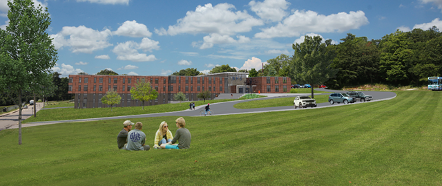 Rendering of the proposed renovation to Burlington High School - COURTESY OF BURLINGTON SCHOOL DISTRICT