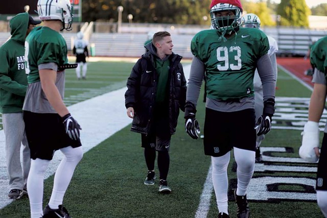 Callie Brownson is D-I college football's 1st full-time female coach