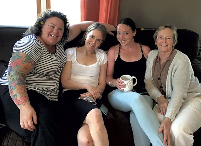 From left: Maura O'Neill, Kate O'Neill, Madelyn Linsenmeir and Maureen Linsenmeir - COURTESY OF KATE O'NEILL