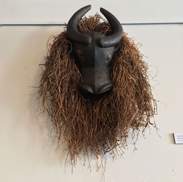 Cameroon water buffalo mask - RACHEL ELIZABETH JONES