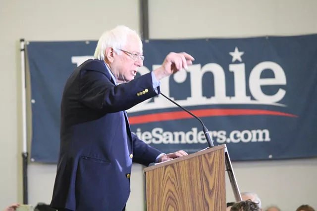 Bernie Sanders Returns to New Hampshire as a Frontrunner
