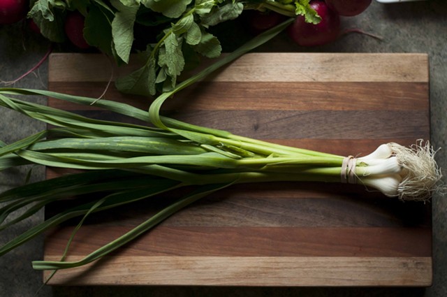 Green garlic is much milder than mature garlic. - HANNAH PALMER EGAN