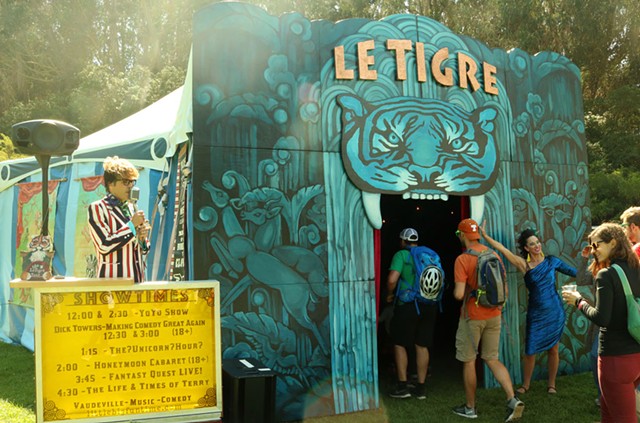 The Le Tigre tent - COURTESY OF TRACE MONTGOMERY
