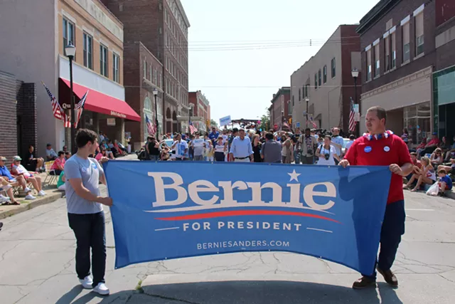 On Independence Day, Sanders Parades Through Iowa