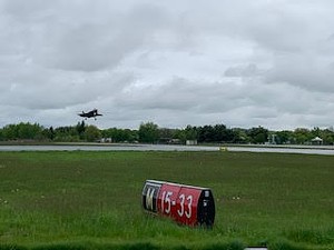An F-35 landing at Burlington International Airport - COURTESY: GENE RICHARDS