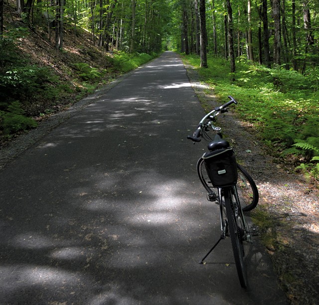 Adirondack Rail Trail provides opportunities to park and ride