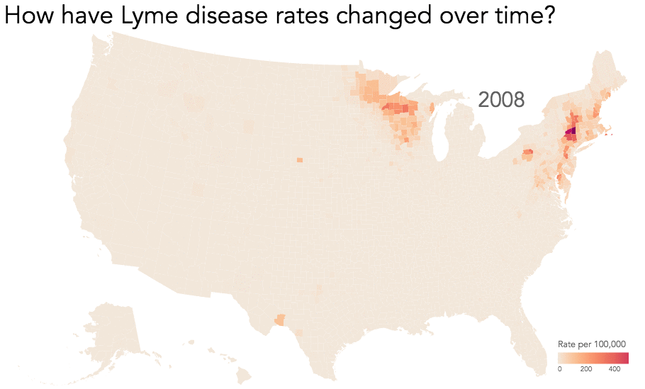 Data Dive: Vermont Has the Nation's Highest Lyme Disease Rate. Where Does Your County Rank?