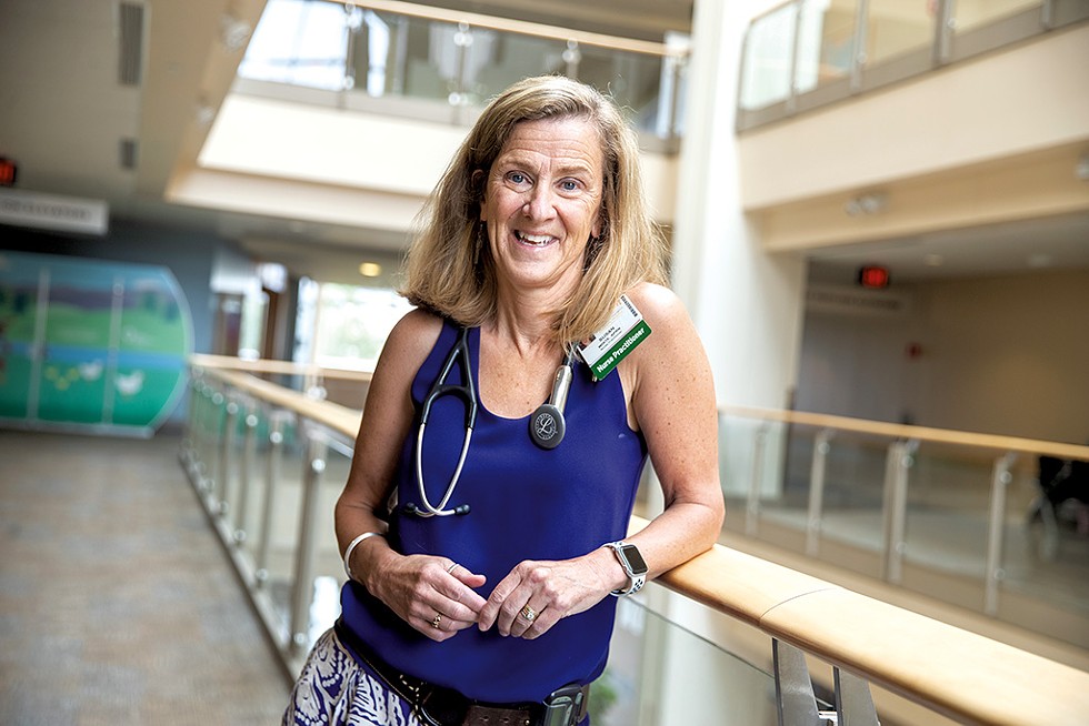 Susan White, a family nurse practitioner at the UVM Medical Center - JAMES BUCK