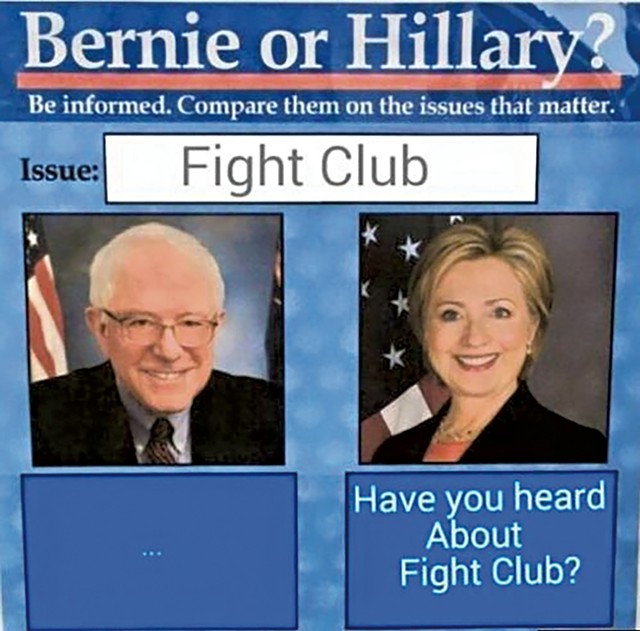 VARIATIONS ON A MEME: This 2016 meme format pitted Sanders against Hillary Clinton on various pop-culture topics. Critics said the memes were sexist. - KNOW YOUR MEME/OBVIOUSPLANT.TUMBLR.COM