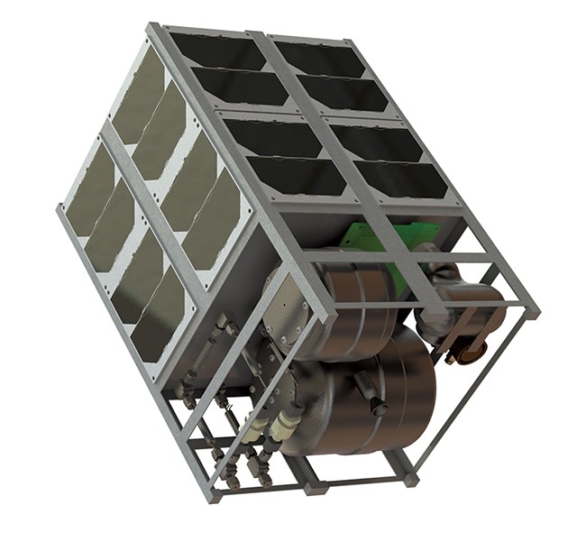 Bechmark Space Systems satellite system assembly - COURTESY OF BENCHMARK SPACE SYSTEMS