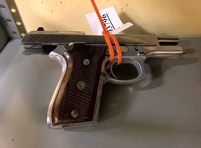A handgun in state storage - PAUL HEINTZ