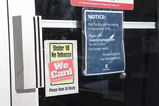 Tax-Free Shop for Military Members to Close December 13