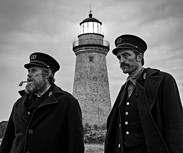 Willem Dafoe (left) and Robert Pattinson in The Lighthouse