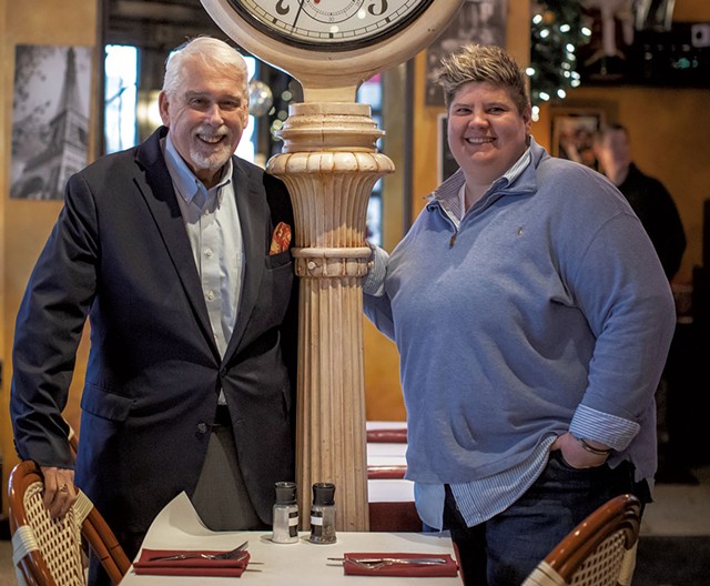 Bob Conlon and Donnell Collins of Leunig's Bistro &amp; Caf&eacute; - LUKE AWTRY