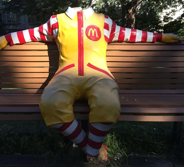 In Burlington, Vandals Lop Off Ronald McDonald's Head, Feet