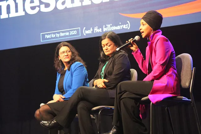At Iowa Rally, Sanders Allies Slam Clinton, Bloomberg and Biden