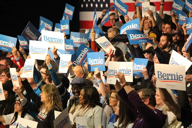 With Iowa Results Unclear, Sanders Declares, &lsquo;Onward to Victory&rsquo;
