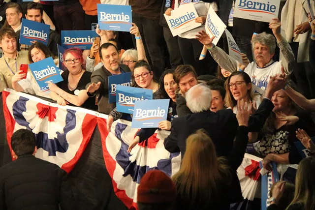 With Iowa Results Unclear, Sanders Declares, &lsquo;Onward to Victory&rsquo;