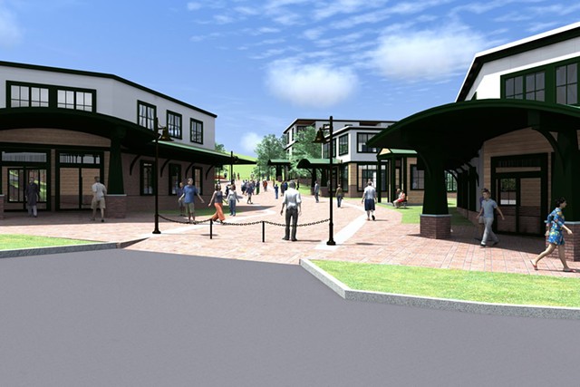 A rendering of the proposed Quechee Highlands project - COURTESY GRAPHIC