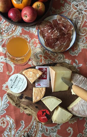 A Vermont cheese plate - JORDAN BARRY