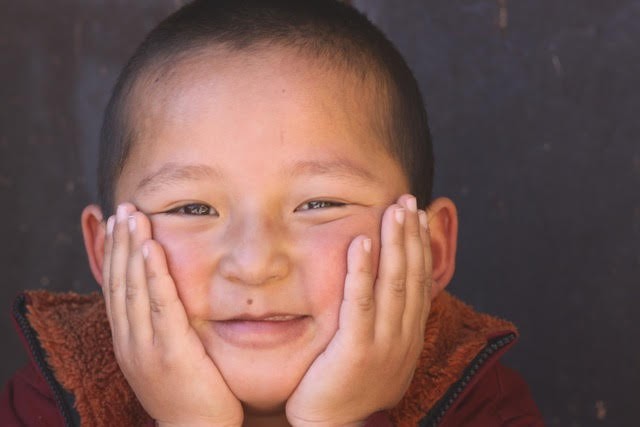 Five-year-old Rinpoche - JAN REYNOLDS