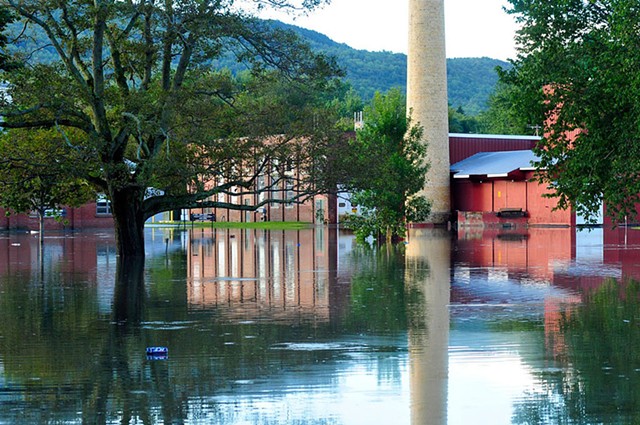 Flooding at the Waterbury Complex after Tropical Storm Irene - FILE: JEB WALLACE-BRODEUR