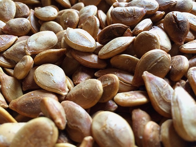Toasted pumpkin seeds - HANNAH PALMER EGAN