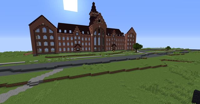 The in-progress Old Mill building at UVM - COURTESY OF UVM CAMPUSCRAFT
