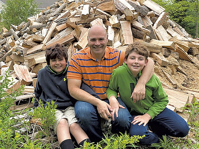 From left: Logan, Eric and Devin Axelrod - COURTESY OF ERIC AXELROD