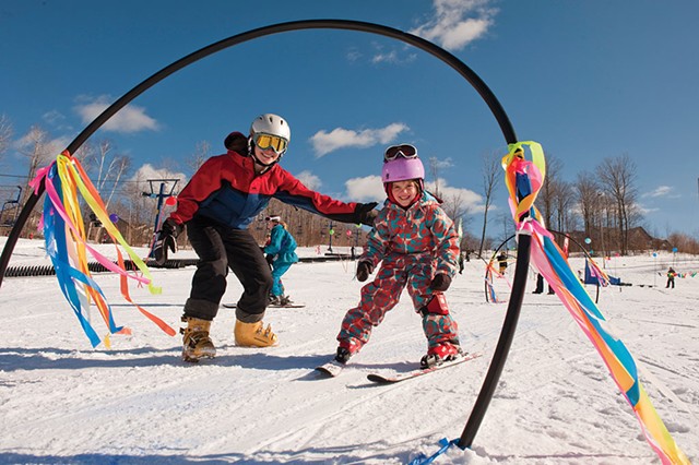 Learning to ski at Smugglers' Notch Resort - COURTESY OF SKI VERMONT